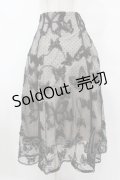 tocco closet / 蝶チュールスカート M ブラック H-25-07-26-1043-0-SK-NS-ZH