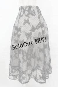 tocco closet / 蝶チュールスカート M ブラック H-25-07-26-1043-0-SK-NS-ZH