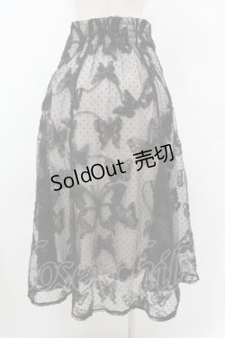 画像2: tocco closet / 蝶チュールスカート M ブラック H-25-07-26-1043-0-SK-NS-ZH