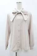Fi.n.t / キャンディーストライプボウタイブラウス Free PINK BEIGE H-25-07-26-1048-CA-BL-NS-ZH