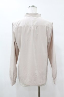 画像2: Fi.n.t / キャンディーストライプボウタイブラウス Free PINK BEIGE H-25-07-26-1048-CA-BL-NS-ZH