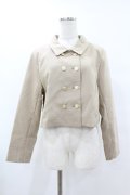 Fi.n.t / チェーンステッチ使いダブル釦ショートジャケット Free BEIGE H-25-07-26-1050-CA-JA-NS-ZH