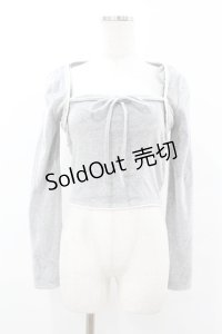 AND MARY / Mila cardigan set Free グレー H-25-07-26-1051-0-TO-NS-ZH