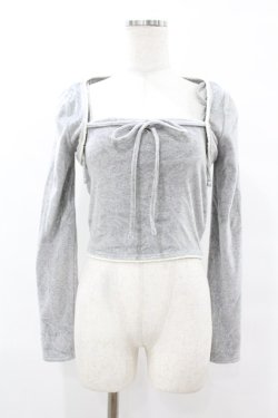 画像1: AND MARY / Mila cardigan set Free グレー H-25-07-26-1051-0-TO-NS-ZH