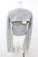 画像2: AND MARY / Mila cardigan set Free グレー H-25-07-26-1051-0-TO-NS-ZH (2)