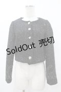 tocco closet / ノーカラージャケット M ブラック H-25-07-26-1055-0-JA-NS-ZH