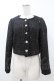 画像1: tocco closet / ノーカラージャケット M ブラック H-25-07-26-1055-0-JA-NS-ZH (1)
