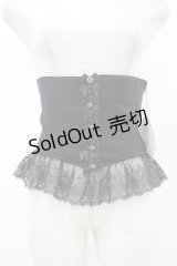 ALICE and the PIRATES / 静寂の月夜に思いを馳せて…ショートコルセット Free ブラック H-25-07-26-1009-PA-ZA-NS-ZH
