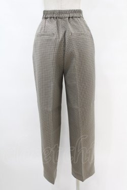 画像2: Fi.n.t / サイド釦チェックストレートパンツ Free BROWN H-25-07-26-1015-CA-PA-NS-ZH