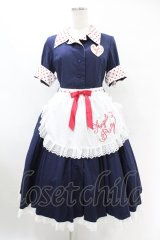 Angelic Pretty / MilkshakeサーキュラーワンピースSet Free ネイビー H-25-07-26-1017-AP-OP-NS-ZH