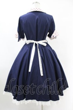 画像2: Angelic Pretty / MilkshakeサーキュラーワンピースSet Free ネイビー H-25-07-26-1017-AP-OP-NS-ZH