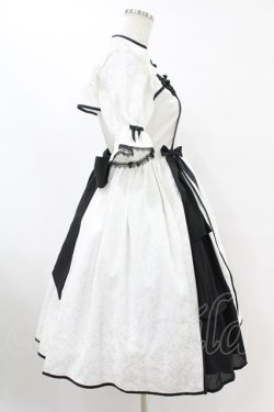 画像3: axes femme kawaii / 牡丹刺繍チャイナワンピース M 白 H-25-07-26-1019-AX-OP-NS-ZH