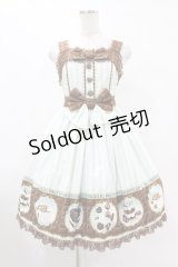 Angelic Pretty / Meltyチョコレートハイウエストジャンパースカート Free ミント H-25-07-26-1021-AP-OP-NS-ZH