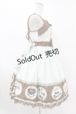 画像3: Angelic Pretty / Meltyチョコレートハイウエストジャンパースカート Free ミント H-25-07-26-1021-AP-OP-NS-ZH