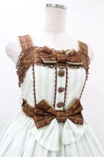 画像4: Angelic Pretty / Meltyチョコレートハイウエストジャンパースカート Free ミント H-25-07-26-1021-AP-OP-NS-ZH (4)