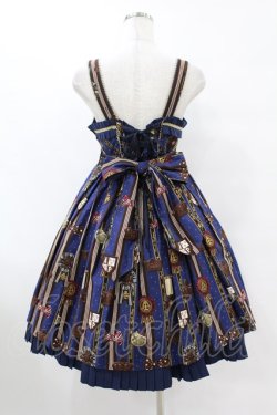 画像2: Angelic Pretty / Chocolate Rosetteジャンパースカート Free ネイビー H-25-07-26-1024-AP-OP-NS-ZH