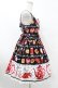 画像3: Angelic Pretty / French Cafe切替ジャンパースカート Free ブラック H-25-07-26-1025-AP-OP-NS-ZH (3)