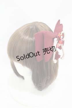 画像3: To Alice / 狐刺繍入り巫女風ワンピース+バレッタ M 白 H-25-07-26-1027-LO-OP-NS-ZH