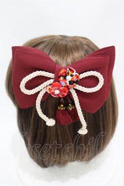 画像4: To Alice / 狐刺繍入り巫女風ワンピース+バレッタ M 白 H-25-07-26-1027-LO-OP-NS-ZH