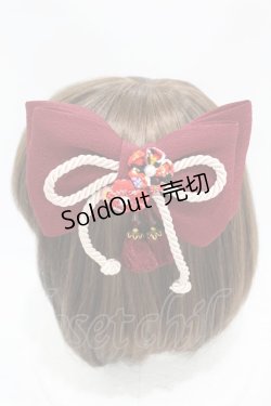 画像4: To Alice / 狐刺繍入り巫女風ワンピース+バレッタ M 白 H-25-07-26-1027-LO-OP-NS-ZH