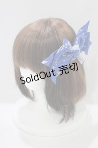Angelic Pretty / Dream Skyリボンバレッタ  アオ H-25-07-26-058-AP-AC-NS-ZH