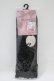 画像1: m petit by misako / AMCSシアーハートレース  ブラック H-25-07-26-060-LO-ZA-NS-ZH (1)