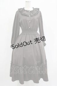 m petit by misako / バラレースフリルワンピース M ブラウン H-25-07-26-007-LO-OP-NS-ZH