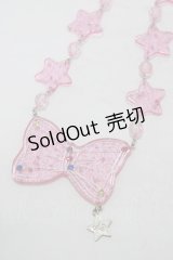 Angelic Pretty / Dreamyホロスコープリボンネックレス  ピンク H-25-07-26-077-AP-AC-NS-ZH