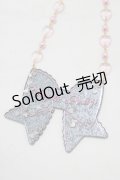 Angelic Pretty / ときめきリボンネックレス  ブラック H-25-07-26-080-AP-AC-NS-ZH
