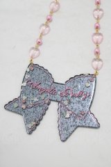 Angelic Pretty / ときめきリボンネックレス  ブラック H-25-07-26-080-AP-AC-NS-ZH