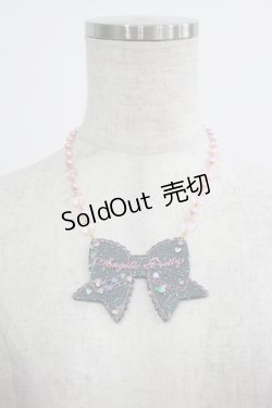 画像2: Angelic Pretty / ときめきリボンネックレス  ブラック H-25-07-26-080-AP-AC-NS-ZH