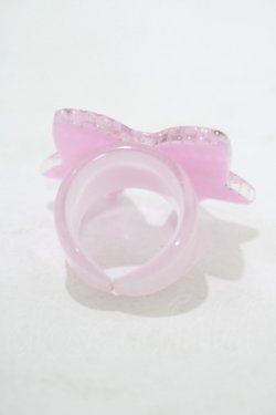 画像2: Angelic Pretty / ときめきリボンリング Free ピンク H-25-07-26-082-AP-AC-NS-ZH