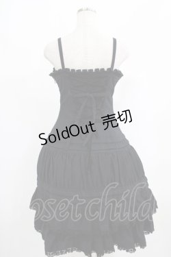 画像3: Victorian maiden / ツイルギャザージャンパースカート Free ブラック H-25-07-26-001-CL-OP-NS-ZH