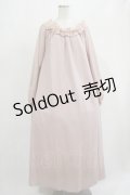 Maison de FLEUR Petite Robe canone / オフショルダーレースワンピース M ピンク H-25-07-26-011-EL-OP-NS-ZH