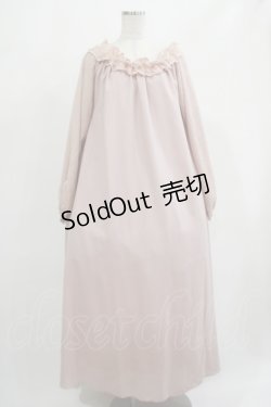 画像1: Maison de FLEUR Petite Robe canone / オフショルダーレースワンピース M ピンク H-25-07-26-011-EL-OP-NS-ZH