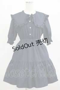 DearMyLoveRose / セーラーティアードワンピース M ネイビー H-25-07-26-015-EL-OP-NS-ZH
