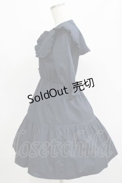 画像2: DearMyLoveRose / セーラーティアードワンピース M ネイビー H-25-07-26-015-EL-OP-NS-ZH
