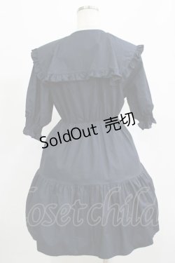 画像3: DearMyLoveRose / セーラーティアードワンピース M ネイビー H-25-07-26-015-EL-OP-NS-ZH