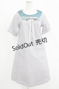 Maison de FLEUR Petite Robe canone / リセエンヌワンピース Free Gray H-25-07-26-016-EL-OP-NS-ZH