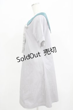 画像2: Maison de FLEUR Petite Robe canone / リセエンヌワンピース Free Gray H-25-07-26-016-EL-OP-NS-ZH