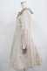 画像2: Maison de FLEUR Petite Robe canone / レース衿ワンピース M IVORY H-25-07-26-017-EL-OP-NS-ZH (2)