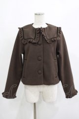 m petit by misako / セーラーショートコート M ブラウン H-25-07-26-019-LO-CO-NS-ZH