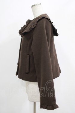 画像2: m petit by misako / セーラーショートコート M ブラウン H-25-07-26-019-LO-CO-NS-ZH