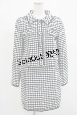 画像1: DearMyLoveRose / ジャケット&スカートセットアップ M ブラック H-25-07-26-021-EL-OP-NS-ZH