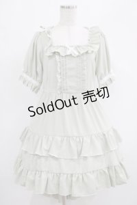 DearMyLove / 妖精フィッシュテールフリルワンピース M グリーン H-25-07-26-003-EL-OP-NS-ZH