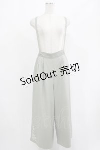 axes femme / 刺繍入サス付パンツ M グリーン H-25-07-26-023-AX-SK-NS-ZH