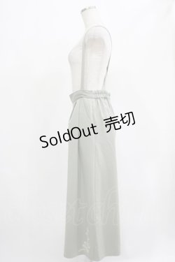 画像2: axes femme / 刺繍入サス付パンツ M グリーン H-25-07-26-023-AX-SK-NS-ZH