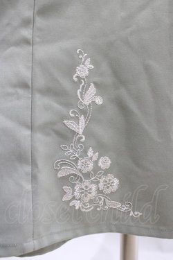 画像4: axes femme / 刺繍入サス付パンツ M グリーン H-25-07-26-023-AX-SK-NS-ZH