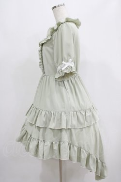 画像2: DearMyLove / 妖精フィッシュテールフリルワンピース M グリーン H-25-07-26-003-EL-OP-NS-ZH