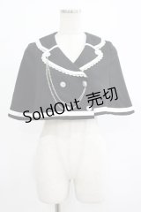 DearMyLove / 探偵テーラードショートケープ M~L ブラック H-25-07-26-025-EL-JA-NS-ZH